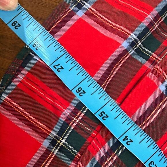Vineyard Vines women’s‎ red plaid button down long sleeve relaxed blouse size 4 - Picture 5 of 6